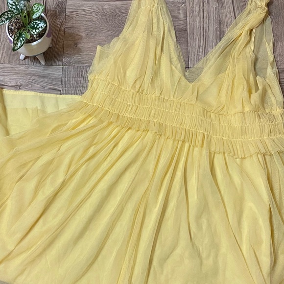 Zara Dresses & Skirts - 🤩HP!🤩 Zara Tulle Yellow Dress